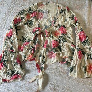 American Eagle Floral Blouse